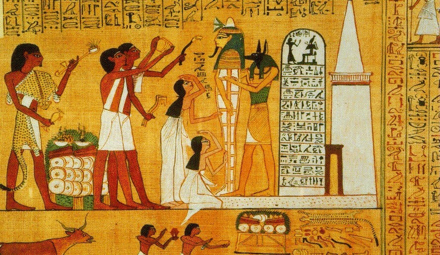 Hangover Cure: Ancient Egyptian scroll depicted Pharaoh worship 