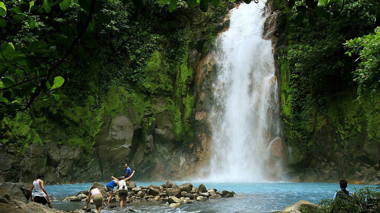 Renewable Energy: a waterfall in Costa Rica
