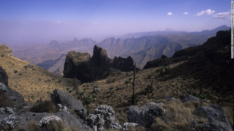 UNESCO World Heritage Site Semien National Park. In 2014 more than 600,00 visitors were reported to have visited Ethiopia with tourism contributing to an estimated 4.5% to the country's GDP.
