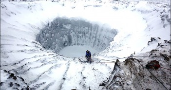 Massive crater found on the Yamal peninsula in Russia