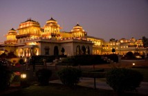 India: The Rambagh Hotel at night