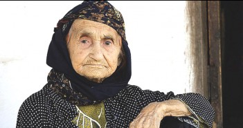 Elderly citizen from Lerik