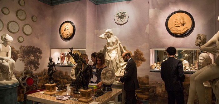 Guests at Brun Fine Art at Masterpiece London 2015. Image credit Andy Barnham