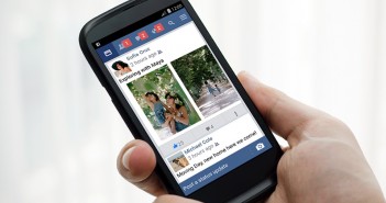 Facebook Lite App on a mobile phone